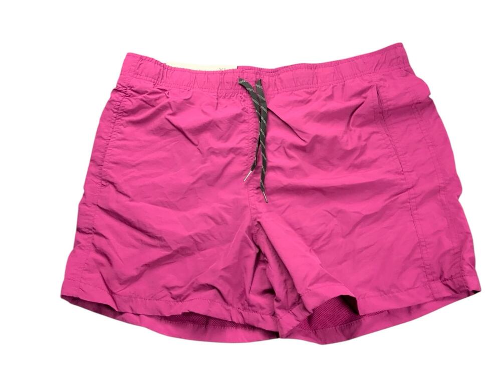 Plugg Men’s Swim Trunks XL Magenta Pink Mesh Lined Drawstring NWT Beach